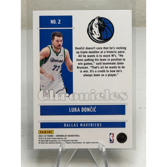 2021-22 Panini Chronicles Luka Doncic #2