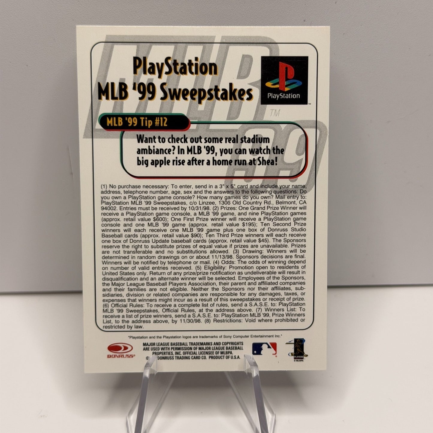 1998 Donruss - Tim Salmon MLB 99 #12