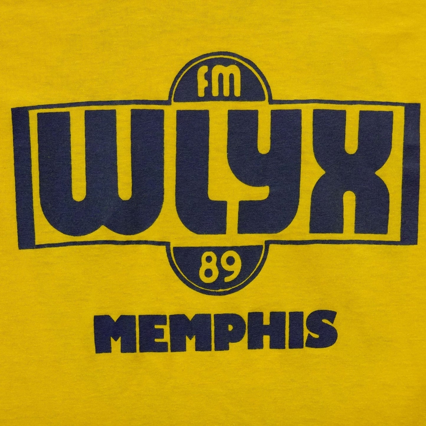 True Vintage 80's Memphis WLYX 89 FM Alternative Radio Tee - Size XS