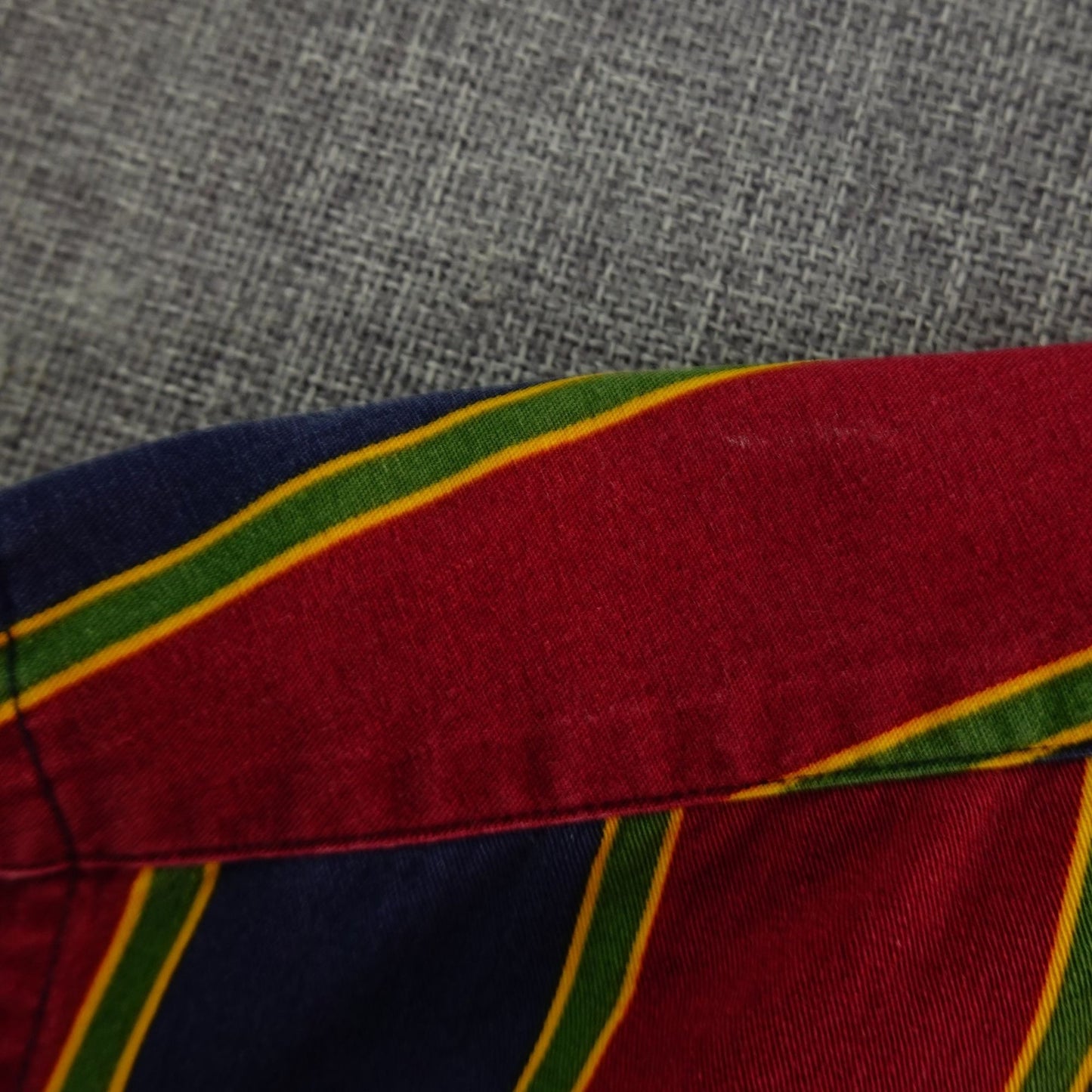 Vintage Tommy Hilfiger Vintage Preppy Stripe Button-Down Shirt - Size XL