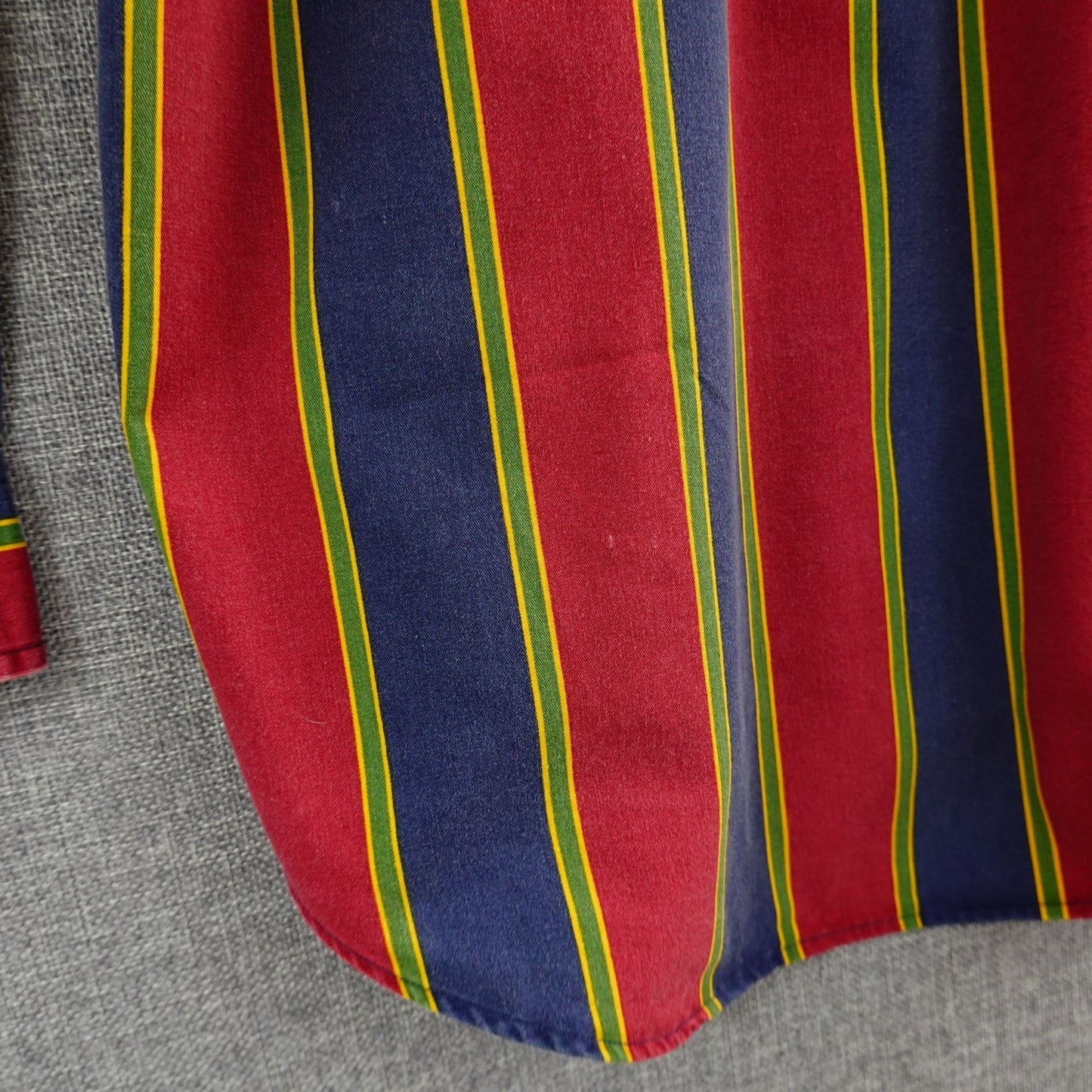 Vintage Tommy Hilfiger Vintage Preppy Stripe Button-Down Shirt - Size XL
