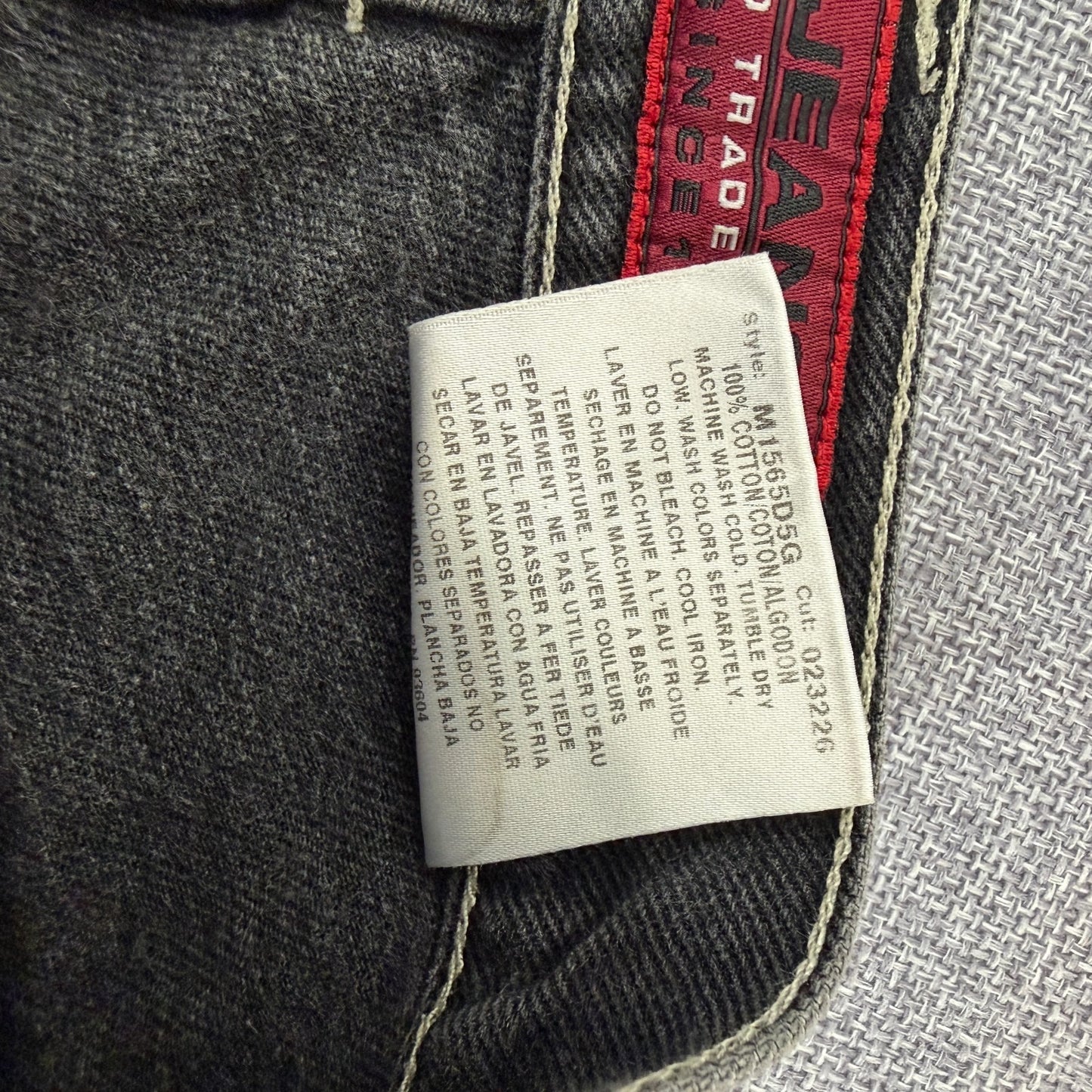 VTG JNCO Jeans Legendary Black Carpenter Pants 34x32 Mesh Front/Back Pockets