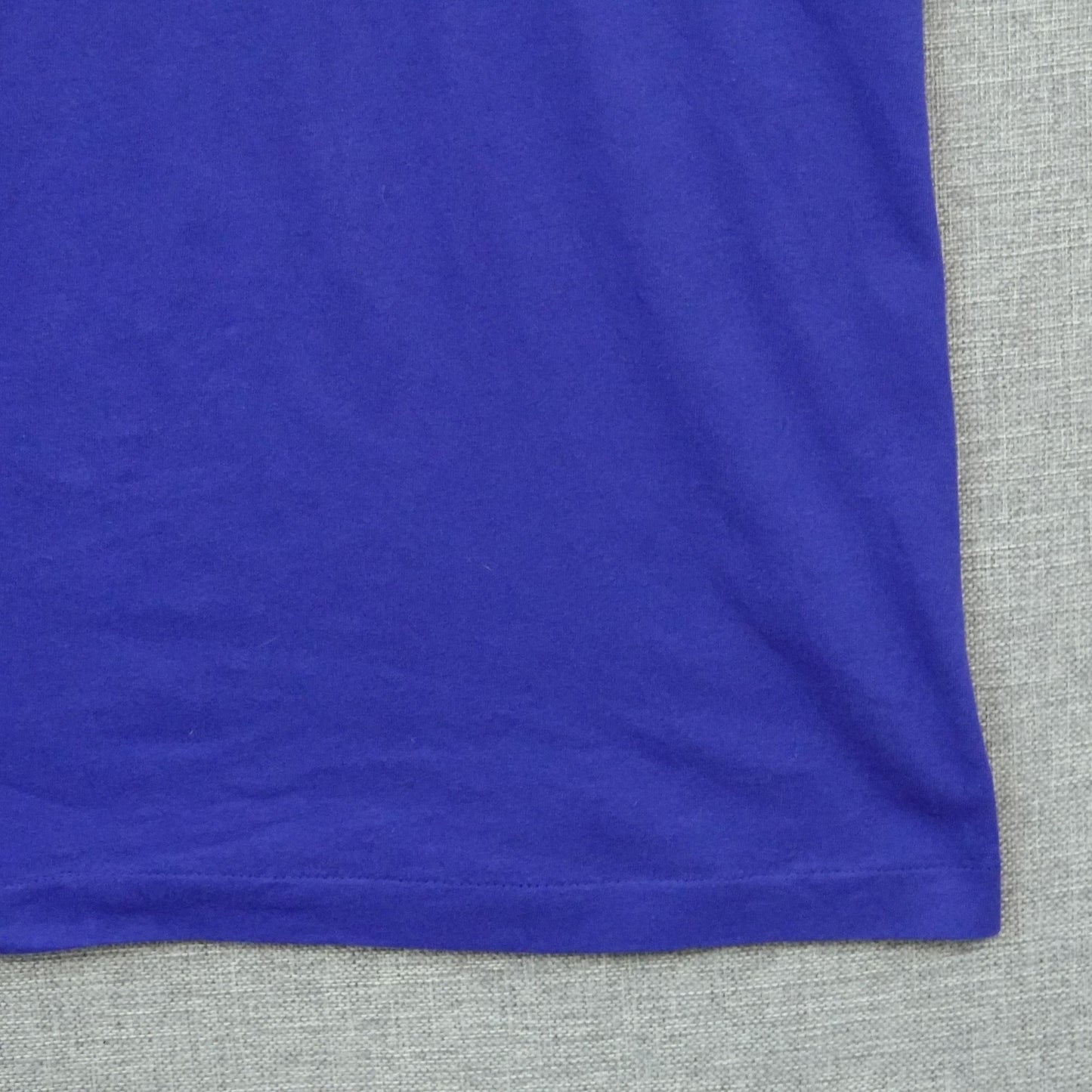 Vintage 80s Fruit of the Loom Blue Pocket Tee Single Stitch L