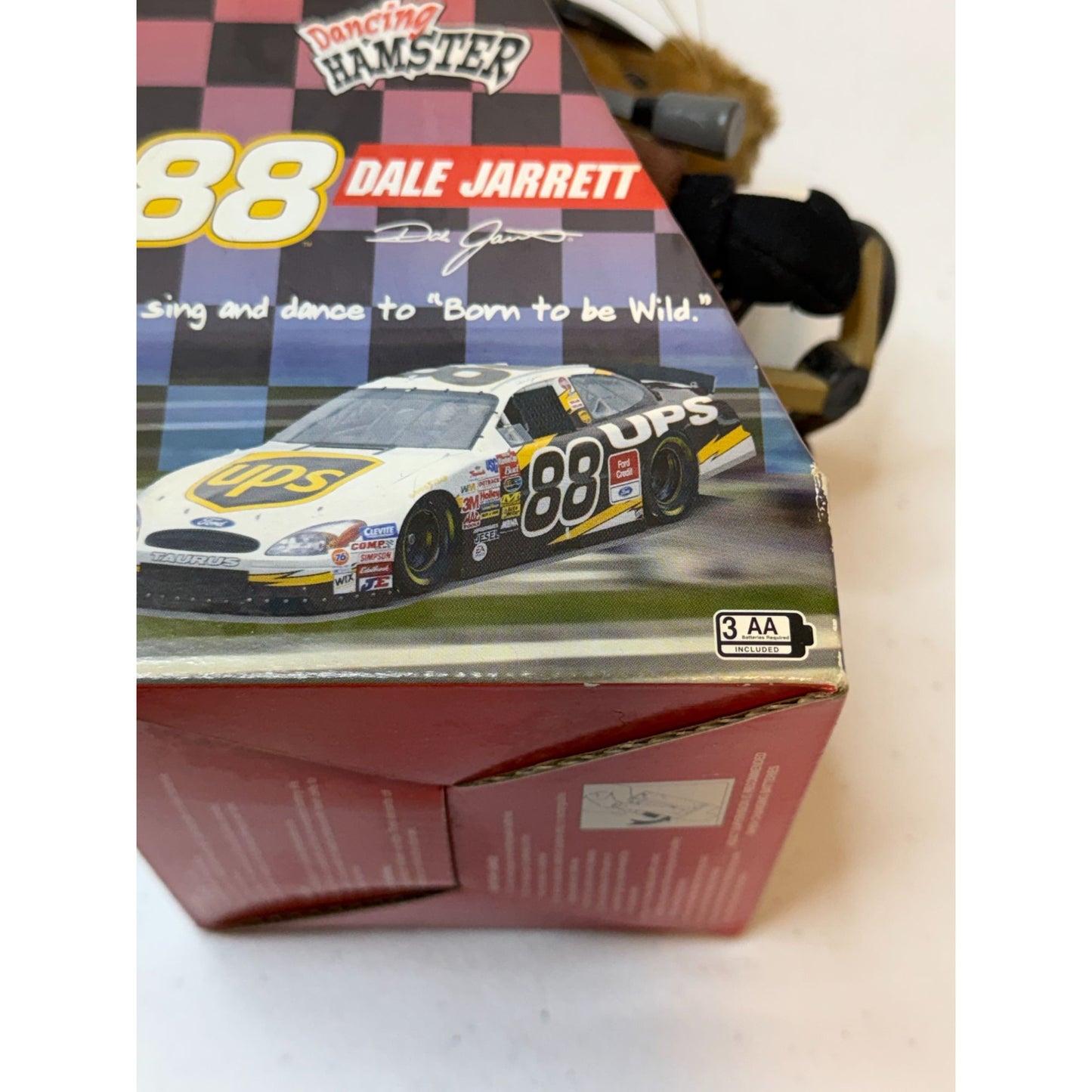 Gemmy Dancing Hamster Dale Jarrett #88 NASCAR Plush 2005 Try Me Box