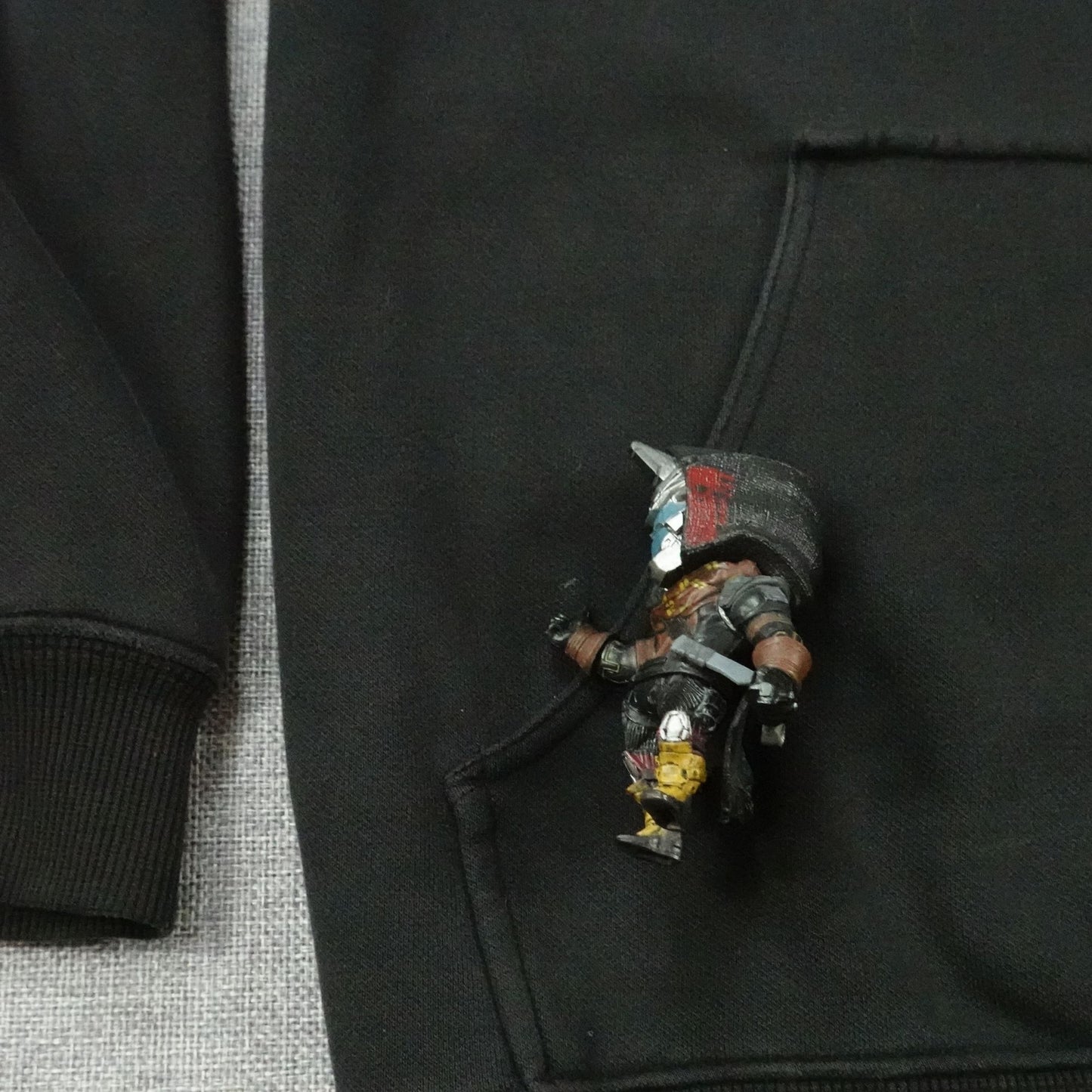 Adidas Men’s Hoodie Large Black Pullover 2007 Embroidered Logo