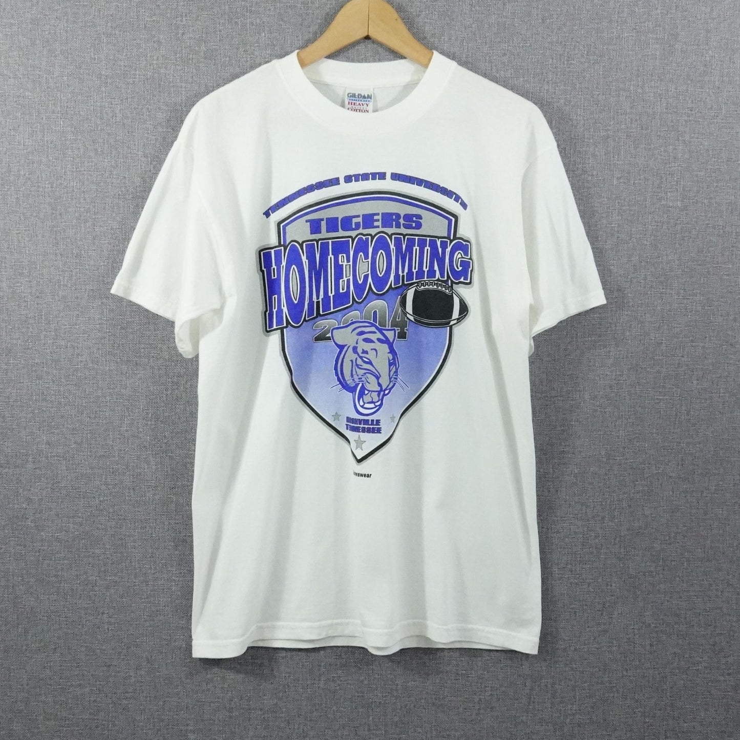 Vintage 2004 Tennessee State Tigers Homecoming Tee - Size M