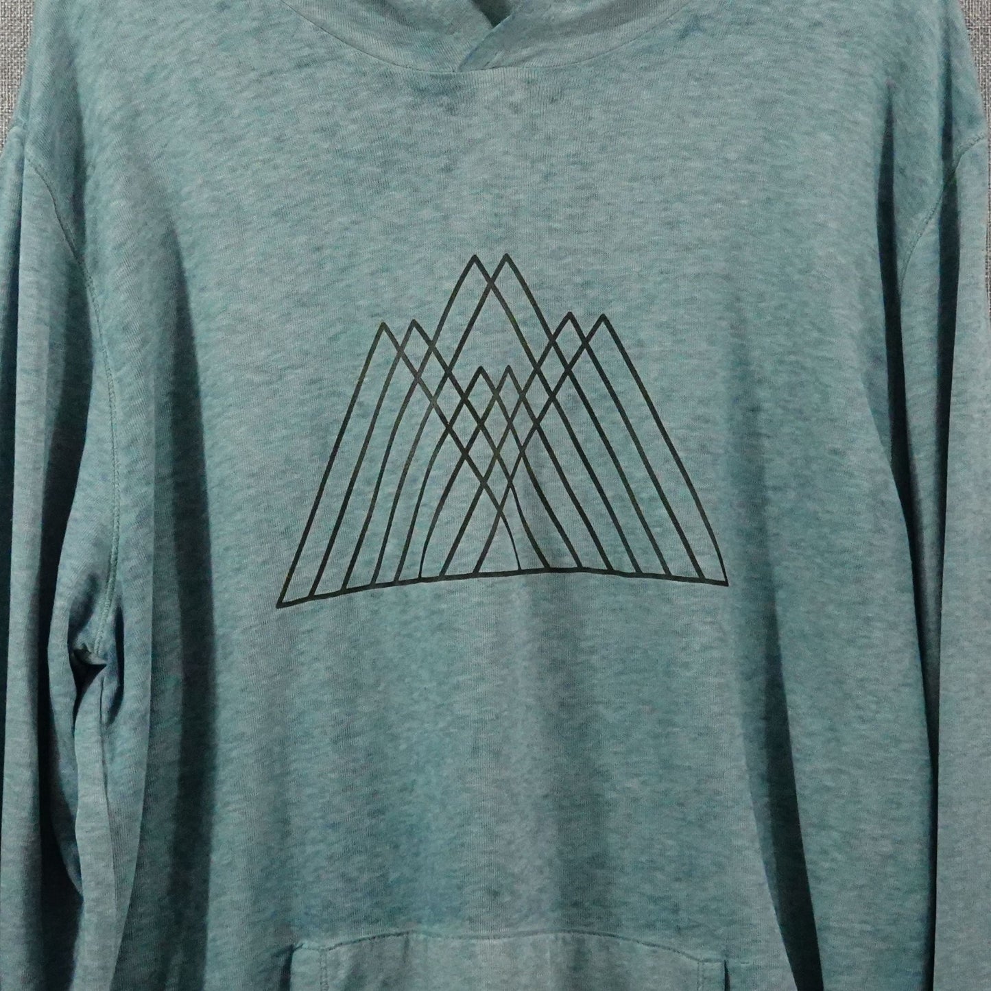 Threads 4 Thought Blue Heather Lightweight Hoodie - Size XL