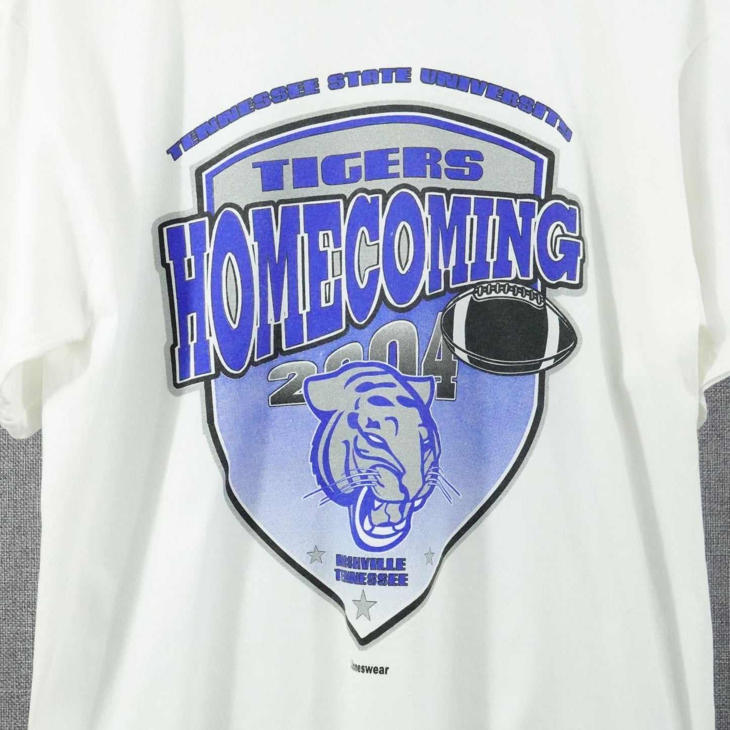 Vintage 2004 Tennessee State Tigers Homecoming Tee - Size M
