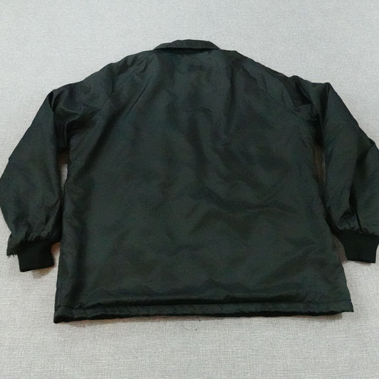 Vintage 80s Sears Outerwear Black Sherpa Lined Coach Jacket Men's Size L