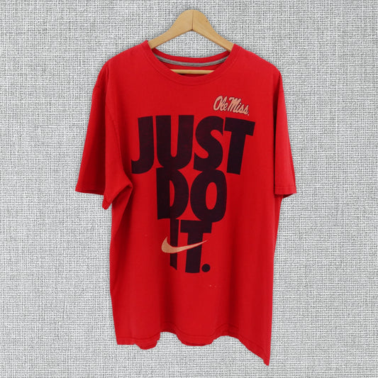 Nike Ole Miss Just Do It T-Shirt - Size 2XL