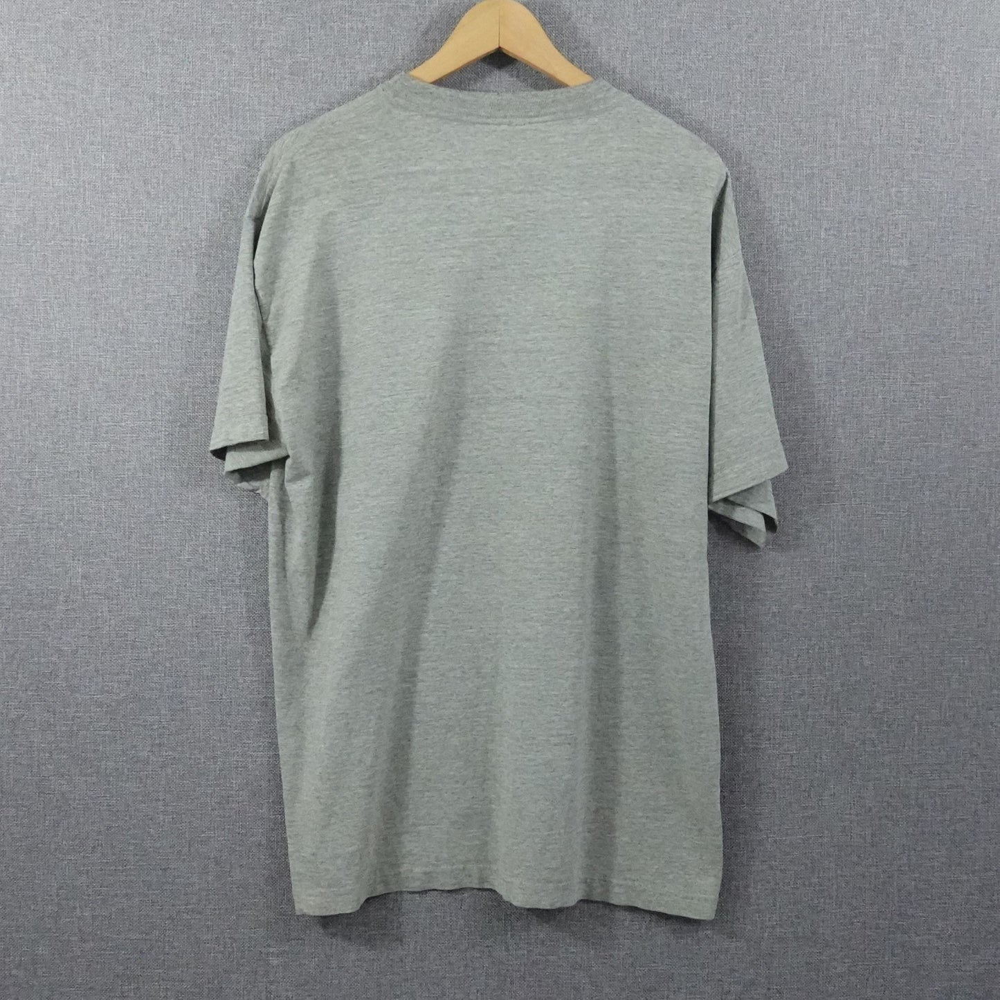 Vintage Y2K Miami Heat Gray Distressed Tee - Size L