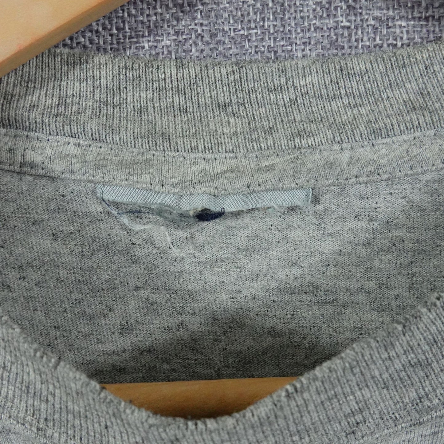 Vintage Y2K Miami Heat Gray Distressed Tee - Size L