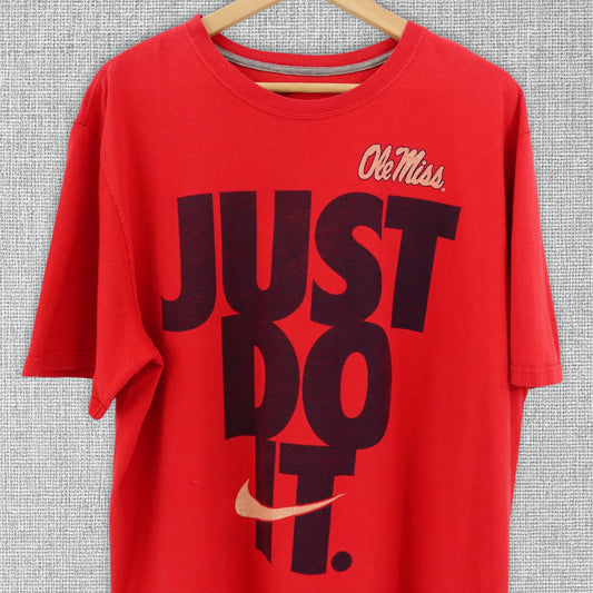 Nike Ole Miss Just Do It T-Shirt - Size 2XL