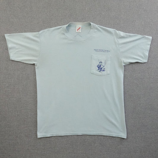 Vintage Panama City Half Hitch Tackle Shark Tournament Tee - Size M/L