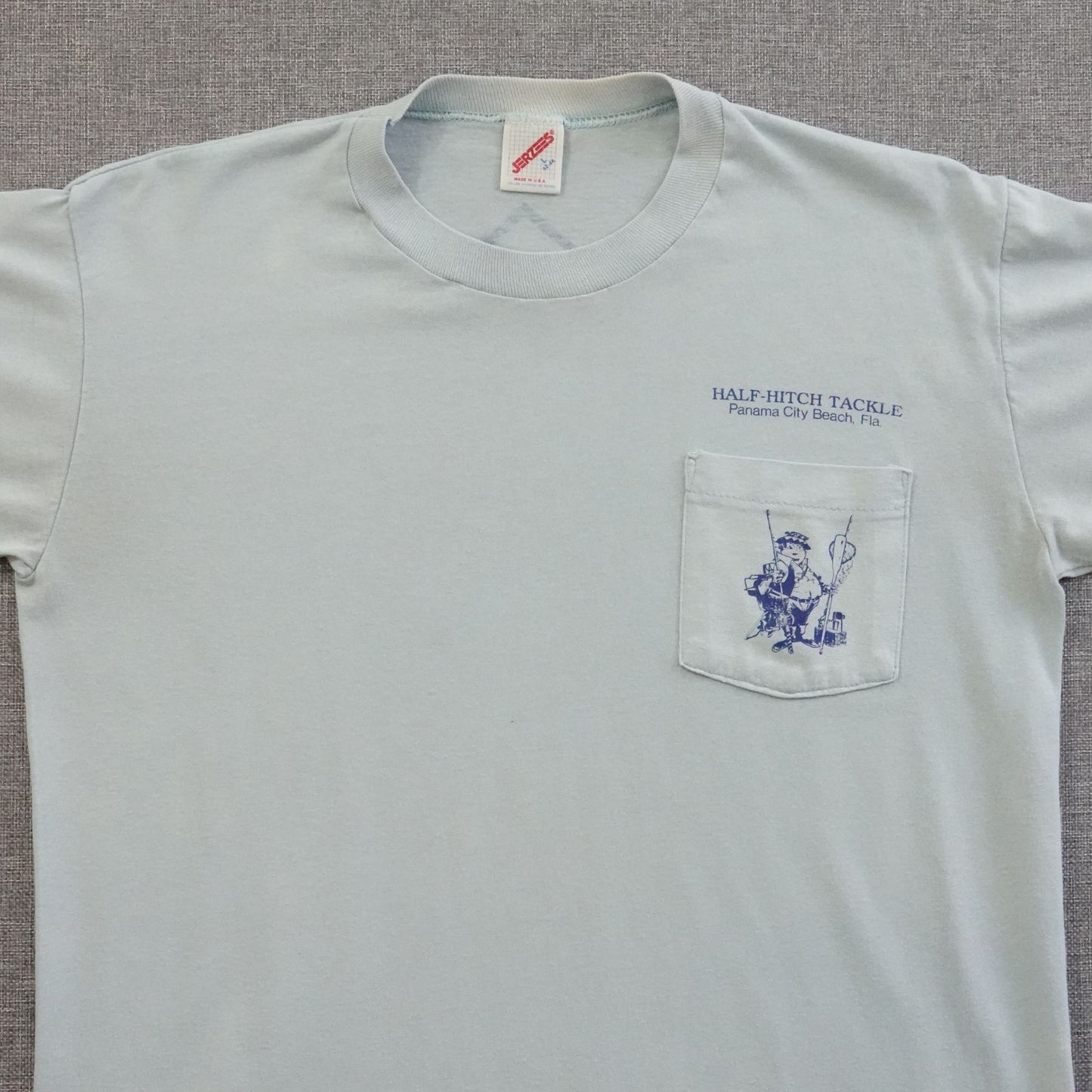 Vintage Panama City Half Hitch Tackle Shark Tournament Tee - Size M/L