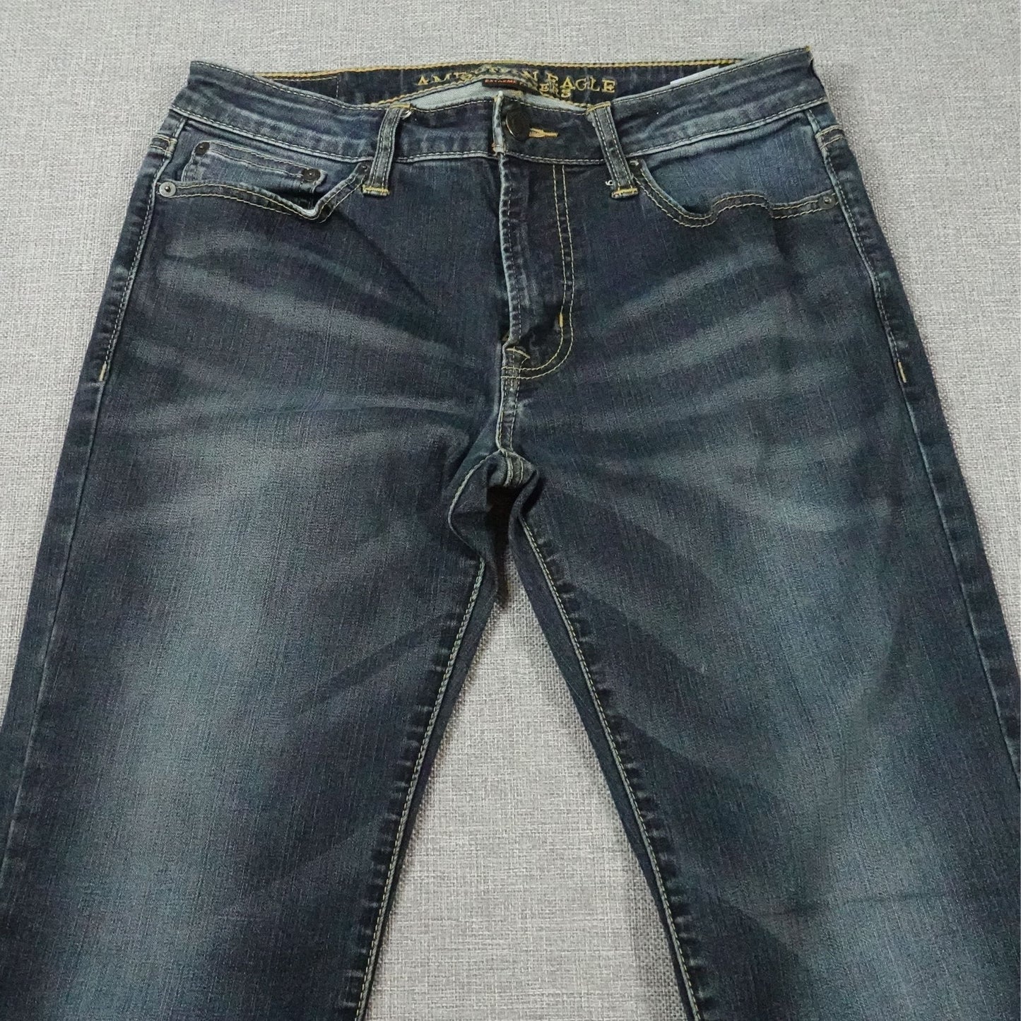 American Eagle Slim Bootcut Jeans 30x34 Extreme Flex Stretch Dark Wash Denim