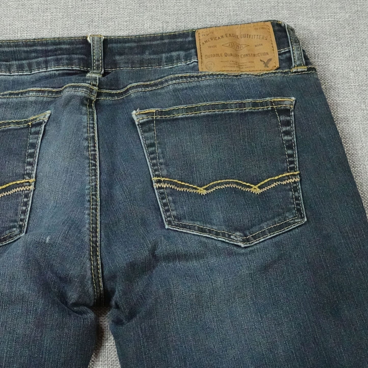 American Eagle Slim Bootcut Jeans 30x34 Extreme Flex Stretch Dark Wash Denim