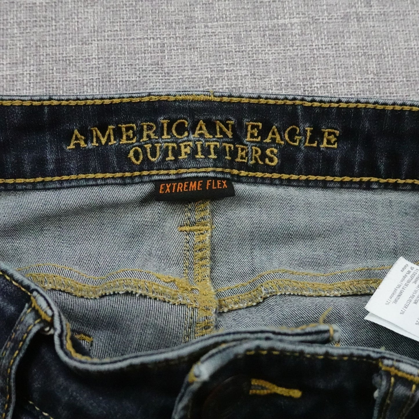 American Eagle Slim Bootcut Jeans 30x34 Extreme Flex Stretch Dark Wash Denim
