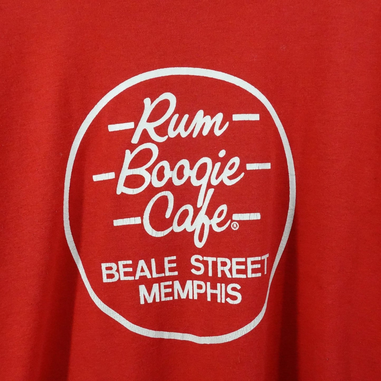 Vintage 90s Rum Boogie Cafe Memphis, TN Red Long Sleeve Tee - Size M