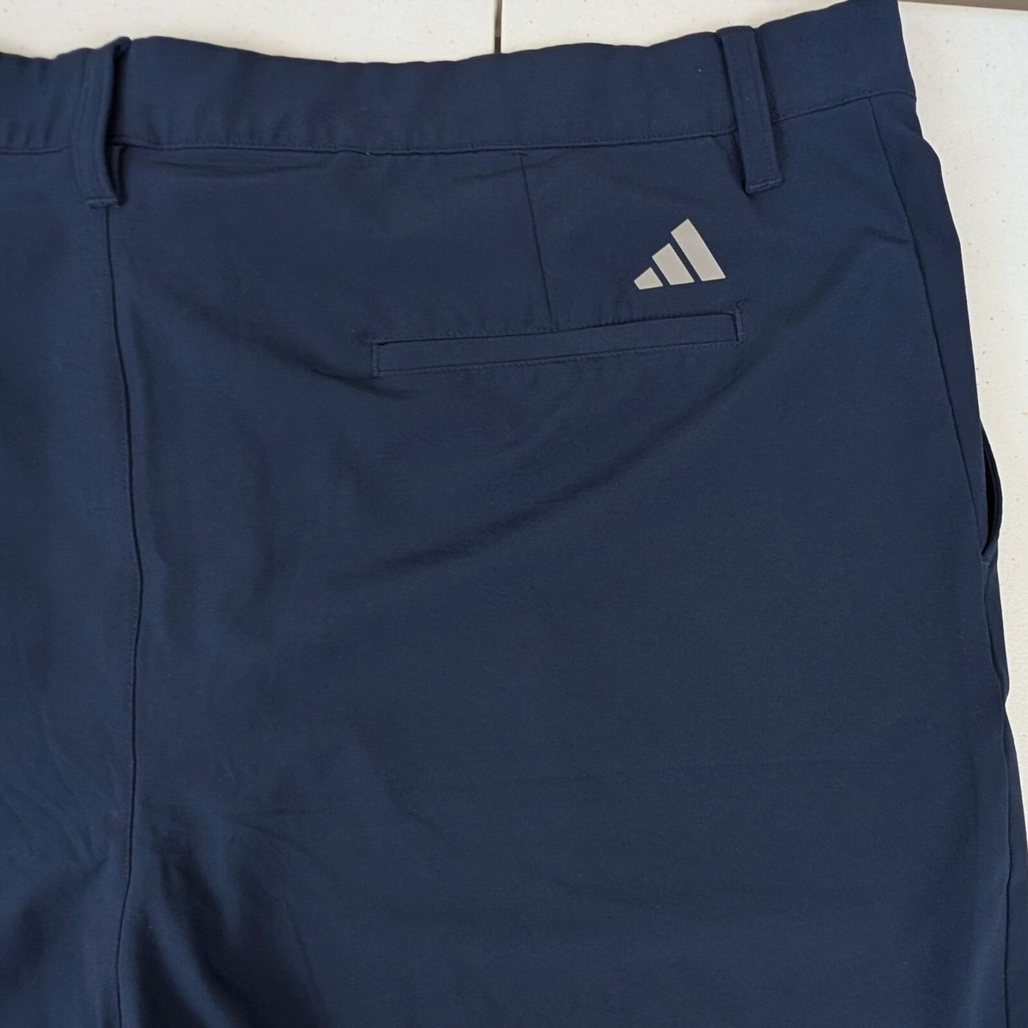 Adidas Golf Shorts Men’s Size 42 Navy Blue Stretch Active Performance
