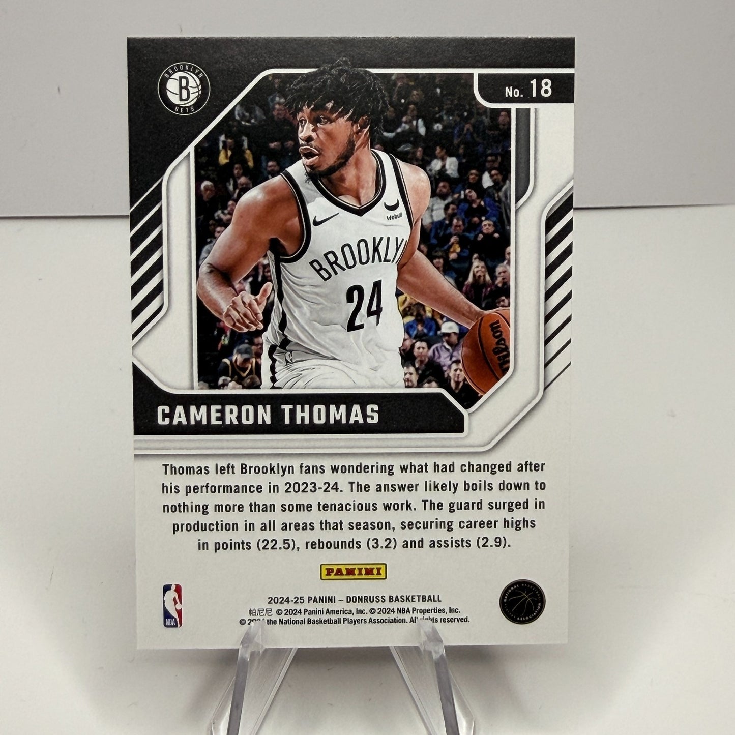 2024-25 Panini Donruss - Franchise Features Cameron Thomas #18