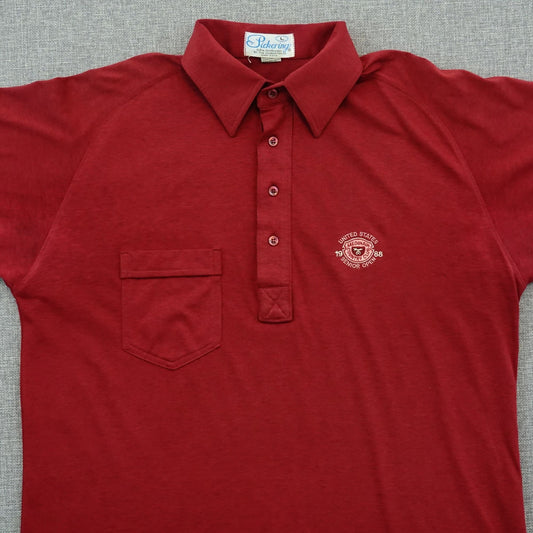 Vintage 1988 Medinah Country Club Senior Open Polo Shirt - Size L