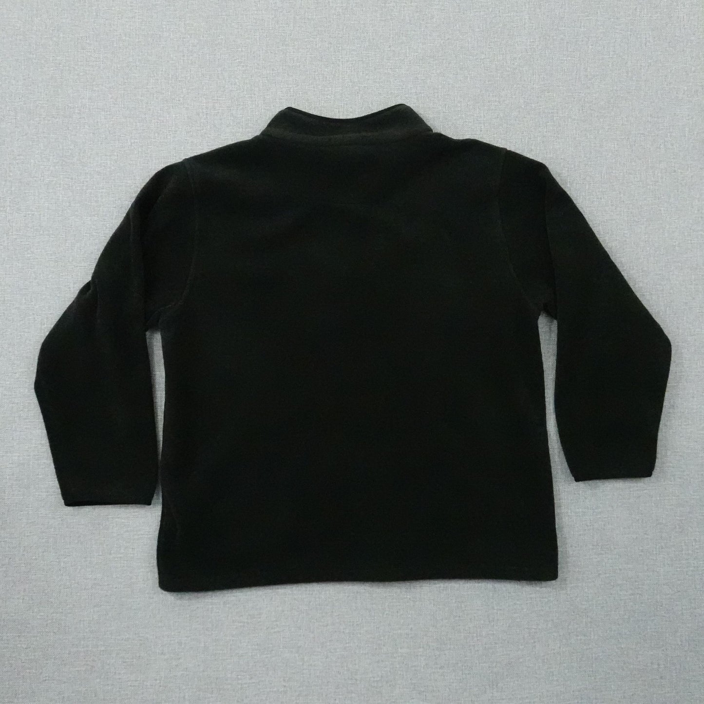 Vintage Lady Foot Locker 1/4 Zip Fleece Black Pullover - Size Large/XL