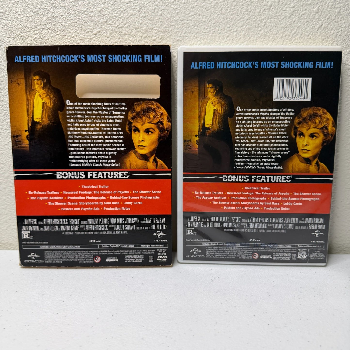 Psycho (1960) DVD Pop Art Series w/ Slipcover – Alfred Hitchcock