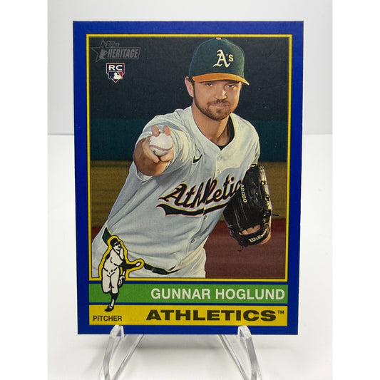 2025 Topps Heritage - Gunnar Hoglund (RC) Blue Border #645