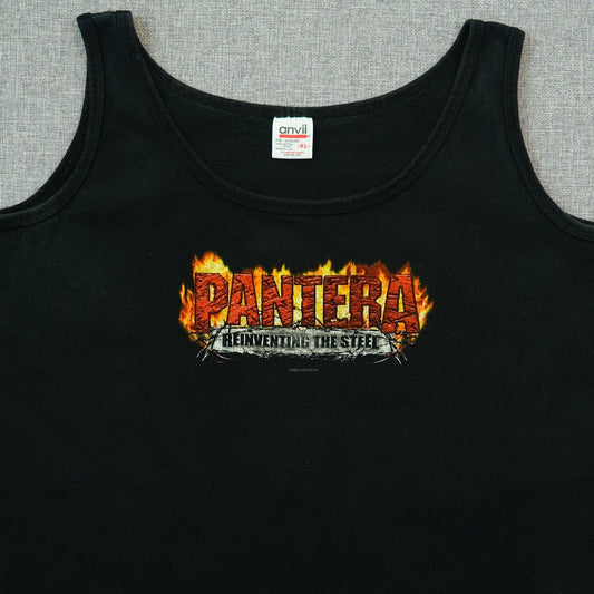 Vintage 2000 Pantera Reinventing The Steel Tank Top - Size XL