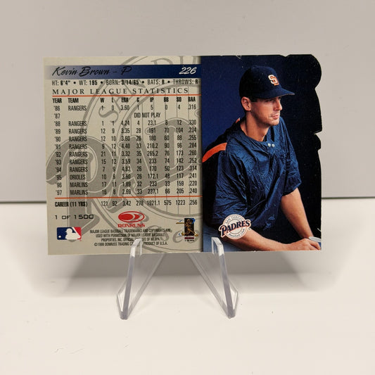 1998 Donruss - Kevin Brown #8 Press Proof Silver /1500 (Padres)
