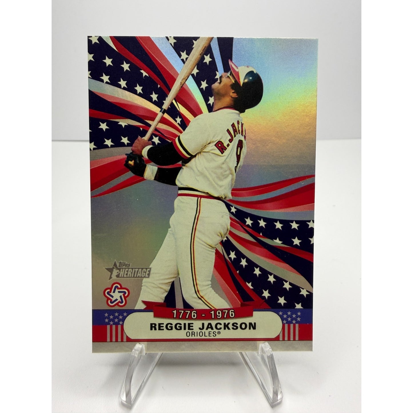 2025 Topps Heritage - Reggie Jackson Bicentennial Holofoil #BS-4