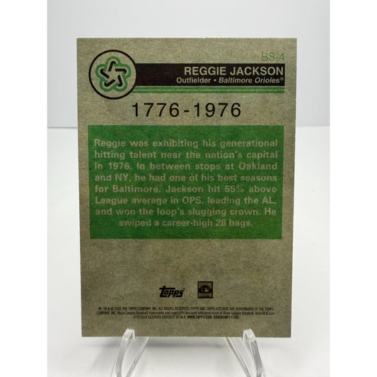 2025 Topps Heritage - Reggie Jackson Bicentennial Holofoil #BS-4