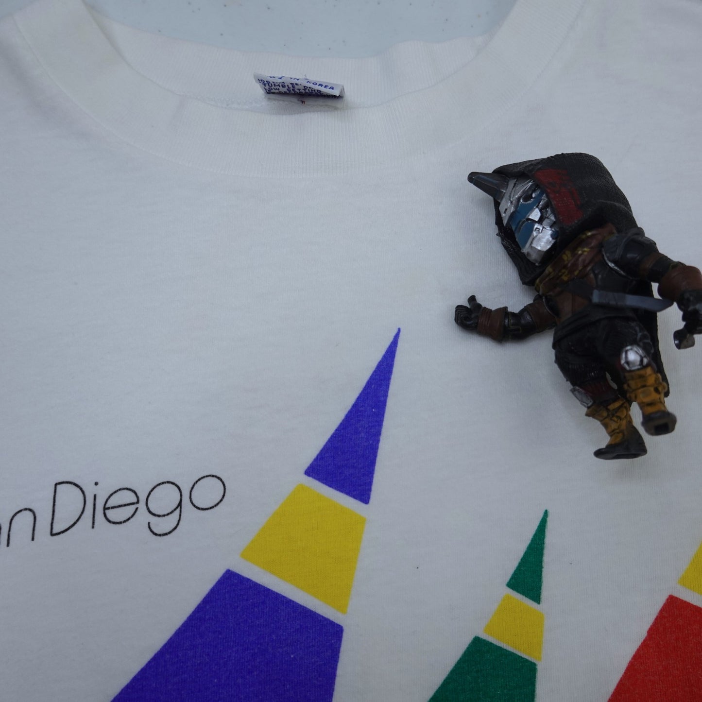 Vintage 80s San Diego California Sailboat Tourist T-Shirt Single Stitch - Size XL