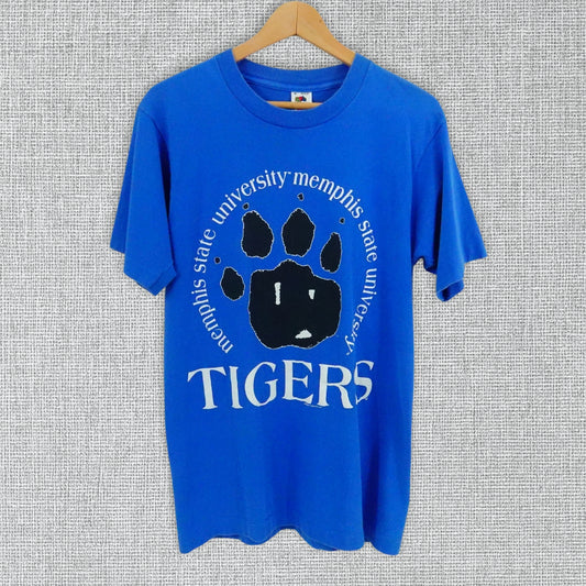 Vintage 90's Memphis State Tigers T-Shirt - Size Small
