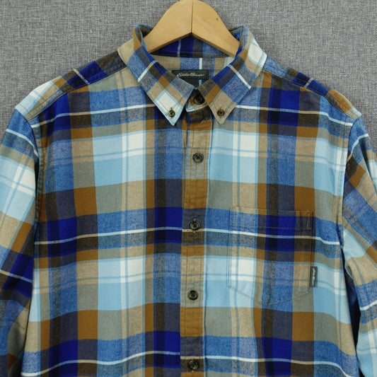 Eddie Bauer Men's Pre-Owned Flannel Shirt - Size L