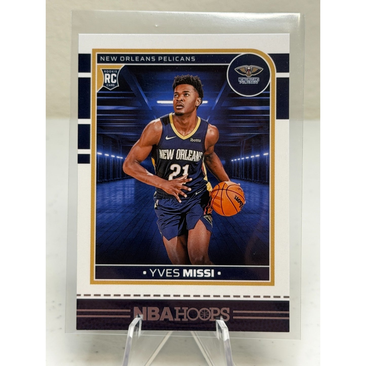 2024-25 Panini NBA Hoops Yves Missi (RC) #251 New Orleans Pelicans