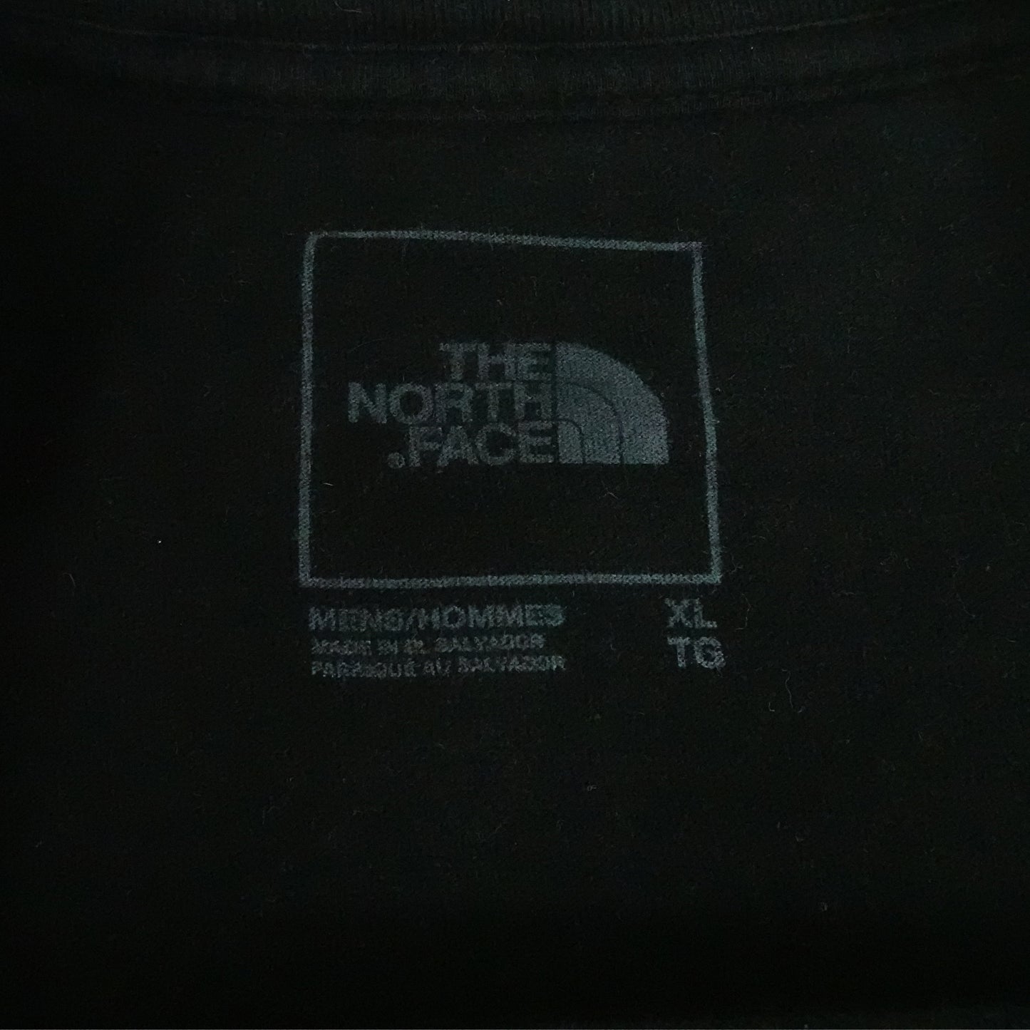 The North Face Camo Box Logo Black T-Shirt - Size XL