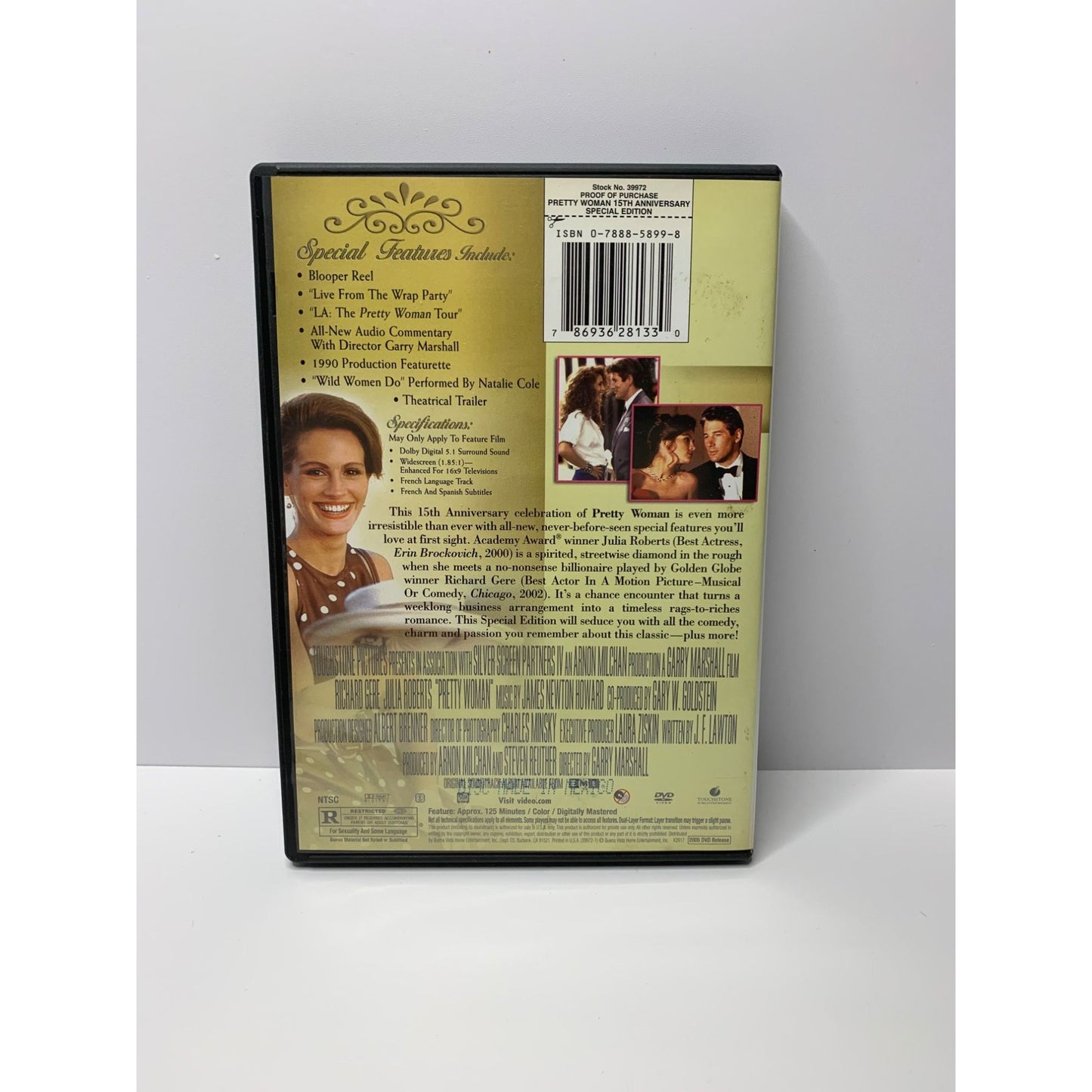 Pretty Woman 15th Anniversary Special Edition (DVD, 2005)