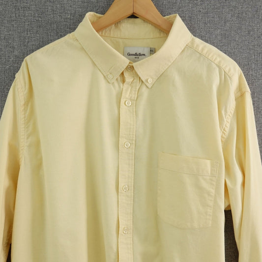 Goodfellow & Co Light Yellow Oxford Shirt - Size 2XL