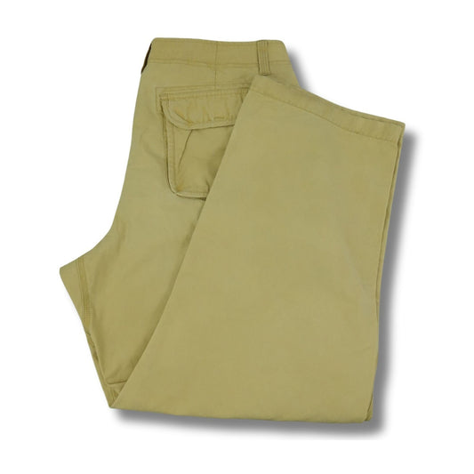Vintage L.L. Bean Men’s Cargo Utility Pants Khaki Cotton 38x30