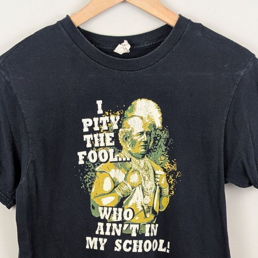 Vintage 80s Hanes Mr. T Parody Tee Cornelius Vanderbilt - Size Small