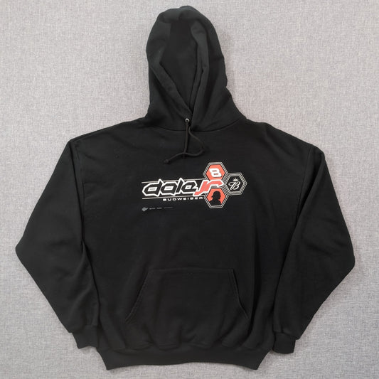 Y2K Dale Earnhardt Jr Budweiser #8 NASCAR Hoodie Black XL