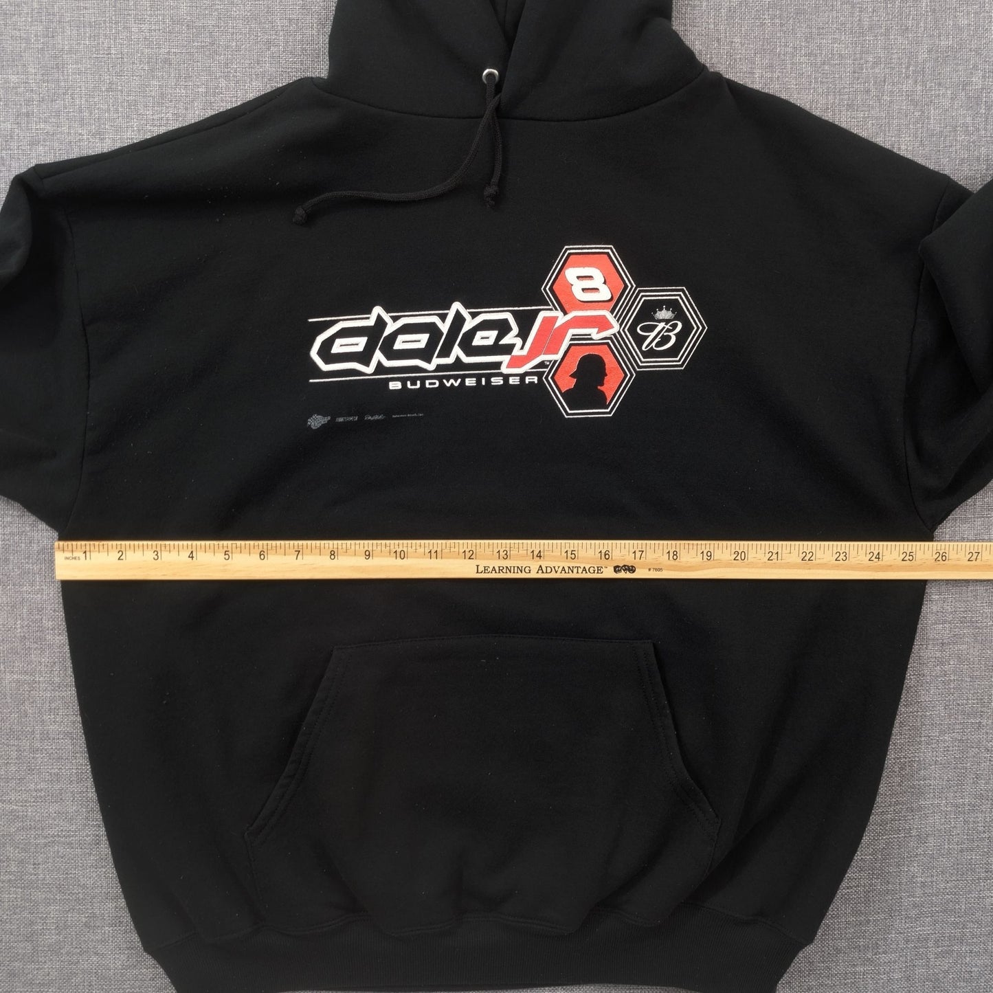 Y2K Dale Earnhardt Jr Budweiser #8 NASCAR Hoodie Black XL