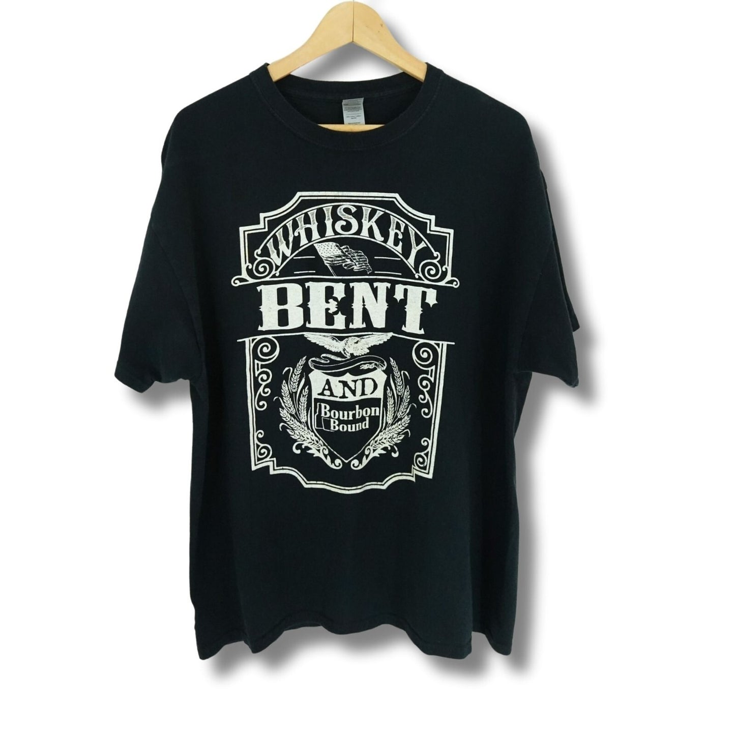 Whiskey Bent and Bourbon Bound T-Shirt Mens - Size XL