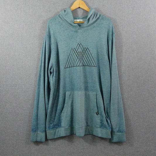 Threads 4 Thought Blue Heather Lightweight Hoodie - Size XL