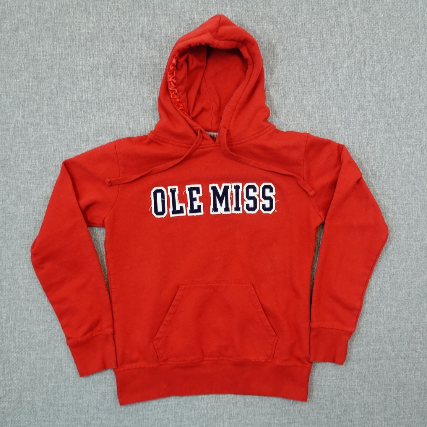 Ole Miss Rebels Women's Hoodie Red Jones & Mitchell - Size Large
