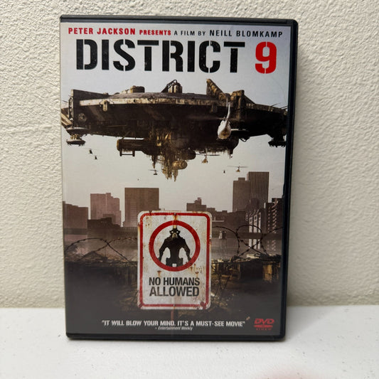 District 9 (DVD, 2009) Sci-Fi Action Movie – Peter Jackson, Neill Blomkamp