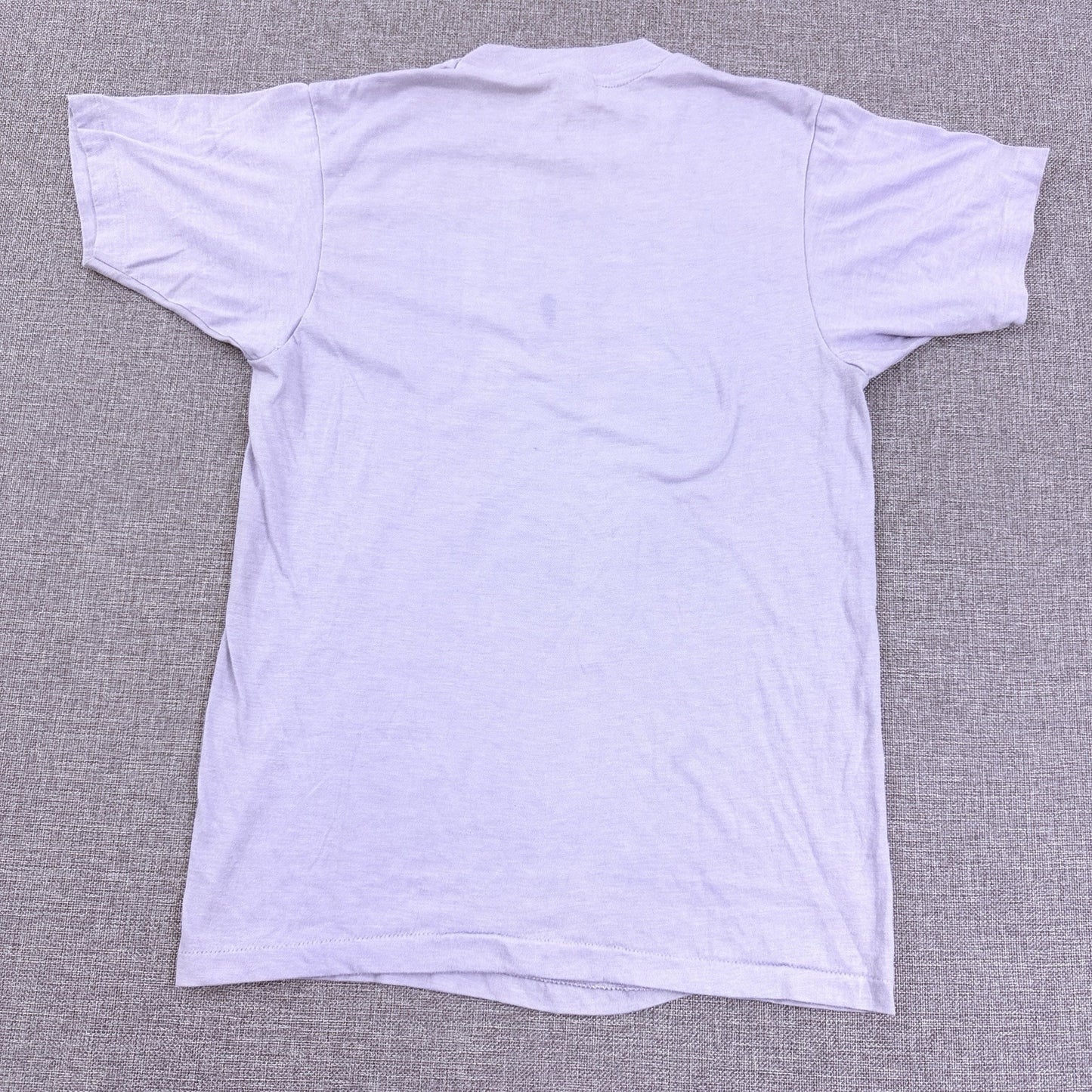Vintage 80s Hanes What A Feeling Flashdance Purple Graphic T-Shirt Size Small