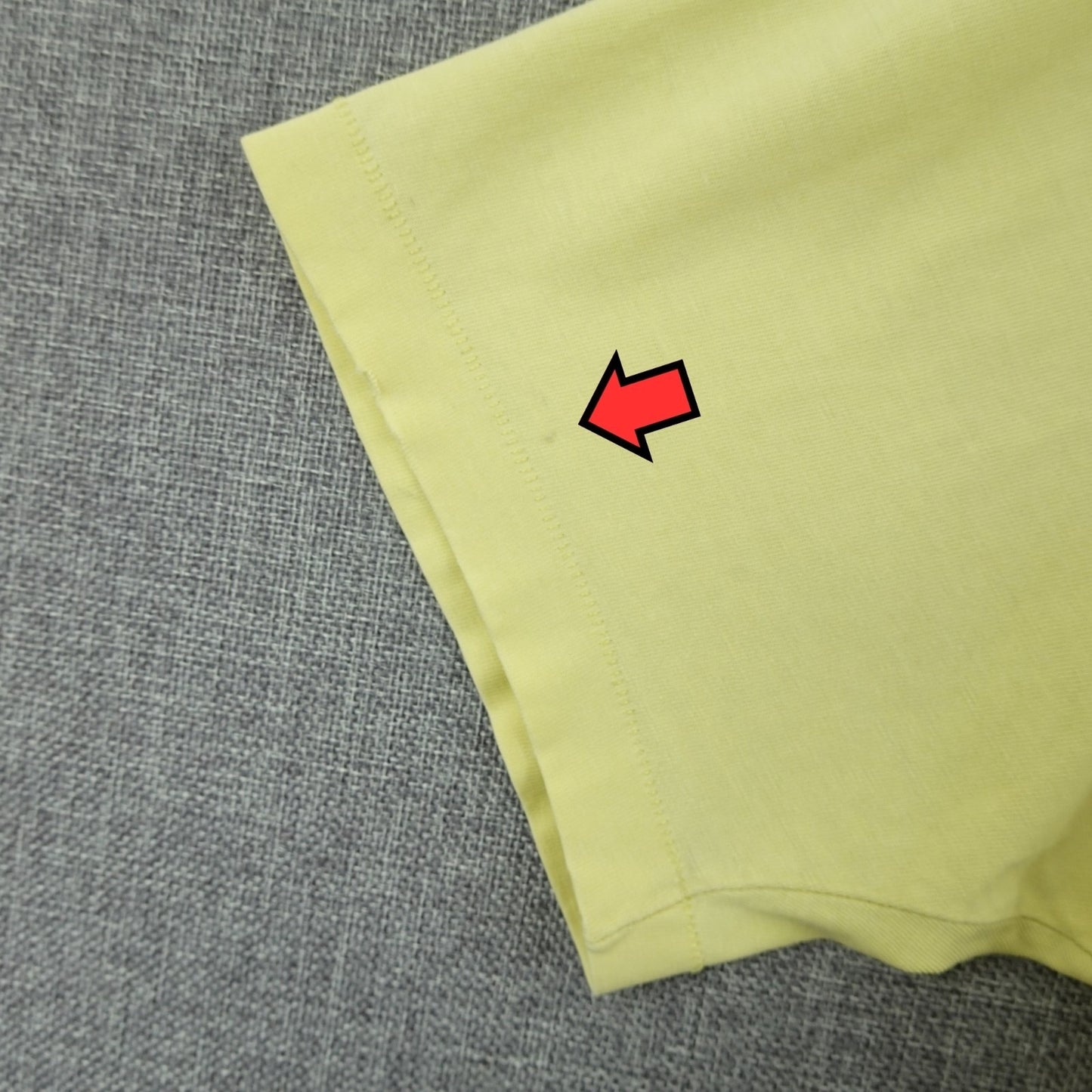 Vintage 70's JCPenney Yellow Pocket Tee USA Made Cotton - Size Large